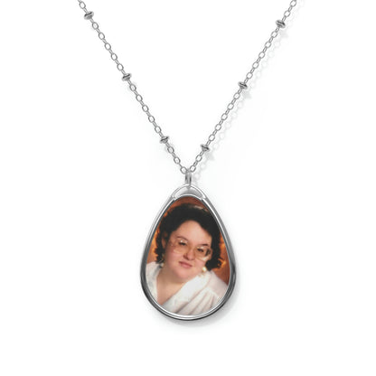 Misty Oval Necklace