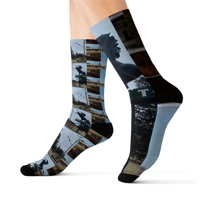 Dark Horse Ghost Town 3100 N Main 45840 Collection Sublimation Socks