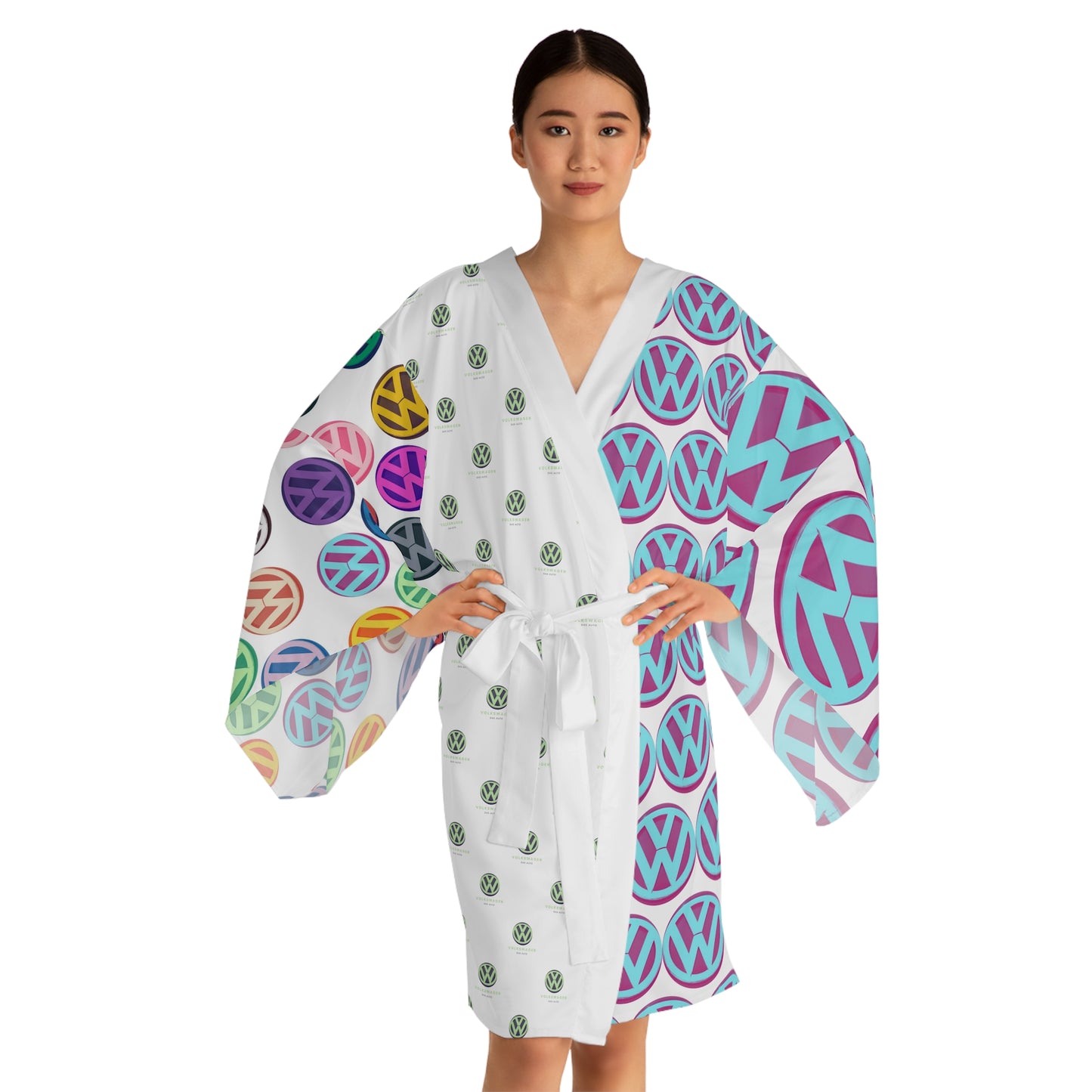 VM MULTI COLORS Long Sleeve Kimono Robe (AOP)