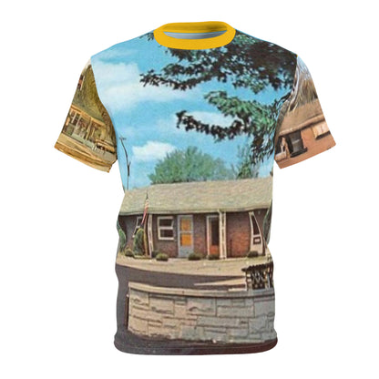 Findlay Motel and Straley’s Drive-In Unisex Cut & Sew Tee (AOP)