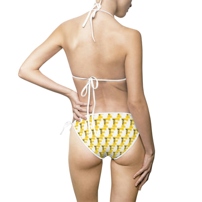 Tommy Trojan Damen-Bikini-Badeanzug (AOP)