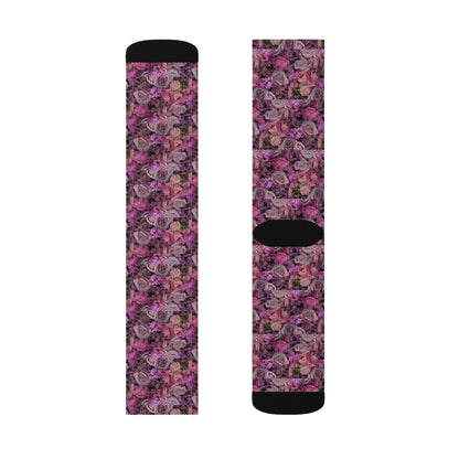 „Jeder braucht eine Jess“-Sublimationssocken mit Blumenmuster