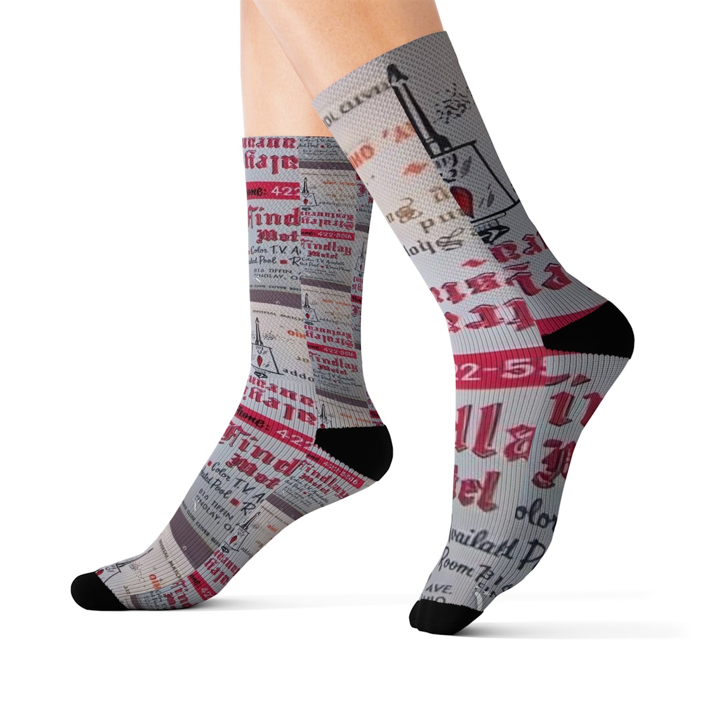 Straley’s Findlay Motel socks Sublimation Socks