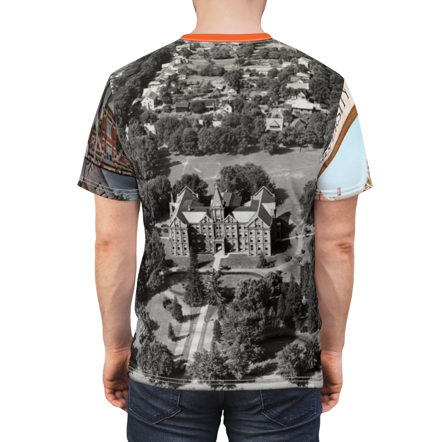 University of Findlay Arches Unisex Cut &amp; Sew T-Shirt (AOP)