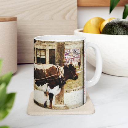 Holy Cow Fountain Square Lancaster Ceramic Mug 11oz