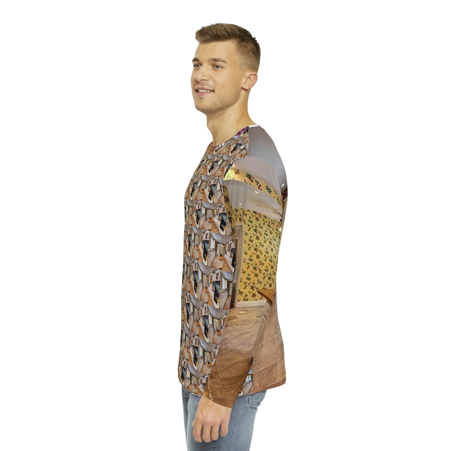 2200 S Main 45840 Collection Men's Long Sleeve Shirt (AOP)