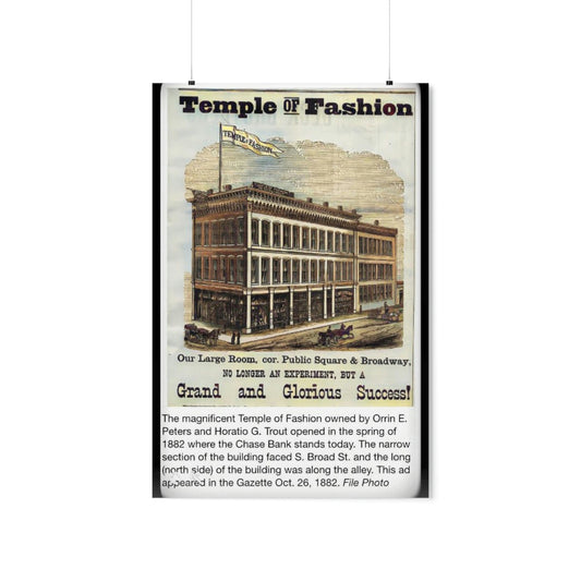 Temple of Fashion Lancaster Premium matte vertikale Poster
